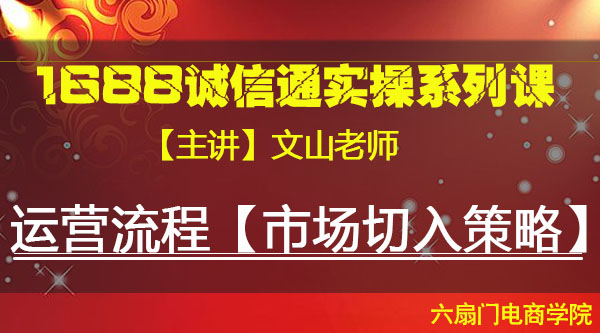 VIP系列课《运营流程【市场切入策略】》文山